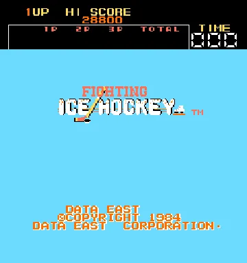 Cassette: Fighting Ice Hockey screen shot title